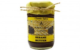Auroganics Classic Spicy Sesame Butter   Glass Jar  250 grams